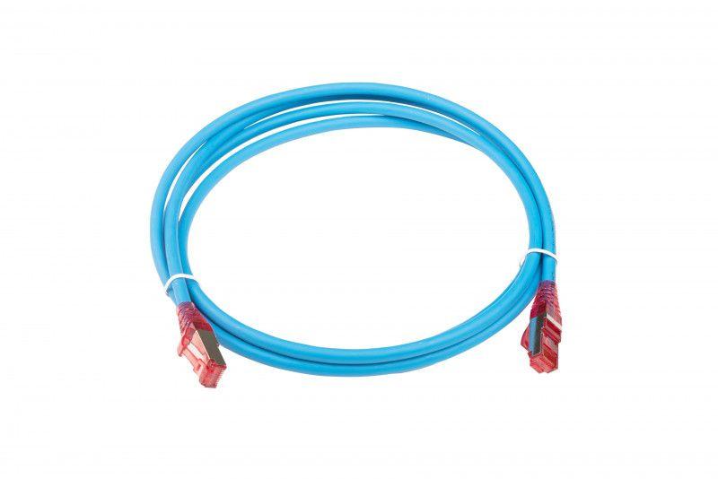 Патч-корд кат.5E F/UTP экранир. LSZH PC-LPM-STP-RJ45-RJ45-C5e-2M-LSZH-BL 2м син. Hyperline 230098