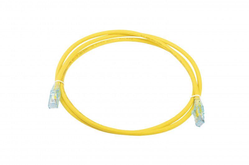 Патч-корд PC-LPM-UTP-RJ45-RJ45-C6-1.5M-LSZH-YL U/UTP кат.6 LSZH 1.5м желт. Hyperline 230226