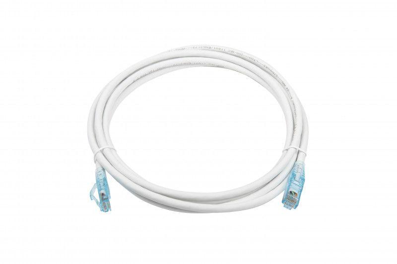 Патч-корд PC-LPM-UTP-RJ45-RJ45-C6-3M-LSZH-WH U/UTP кат.6 LSZH 3м бел. Hyperline 230268