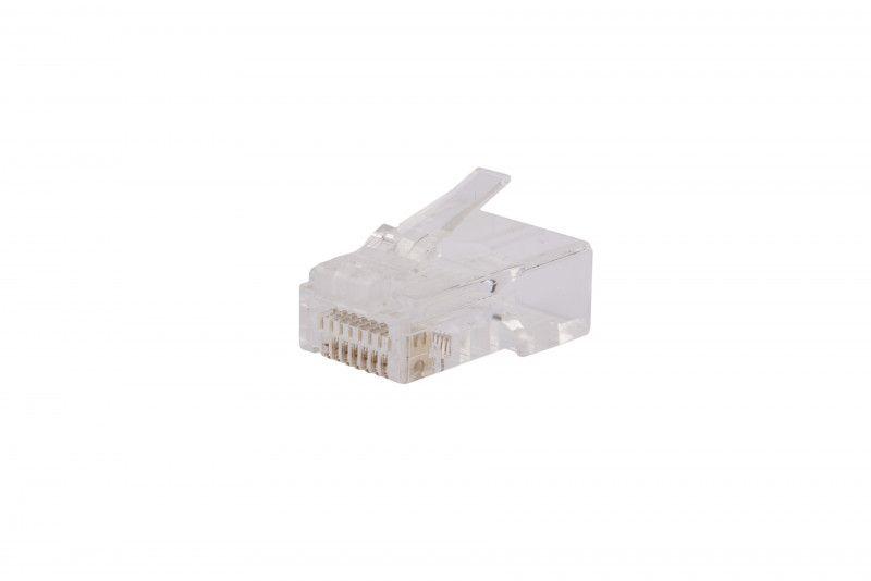 Разъем легкой оконцовки PLEZ-8P8C-U-C5-100 RJ-45 (8P8C) под витую пару кат.5 (50 µ"/ 50 микродюймов)