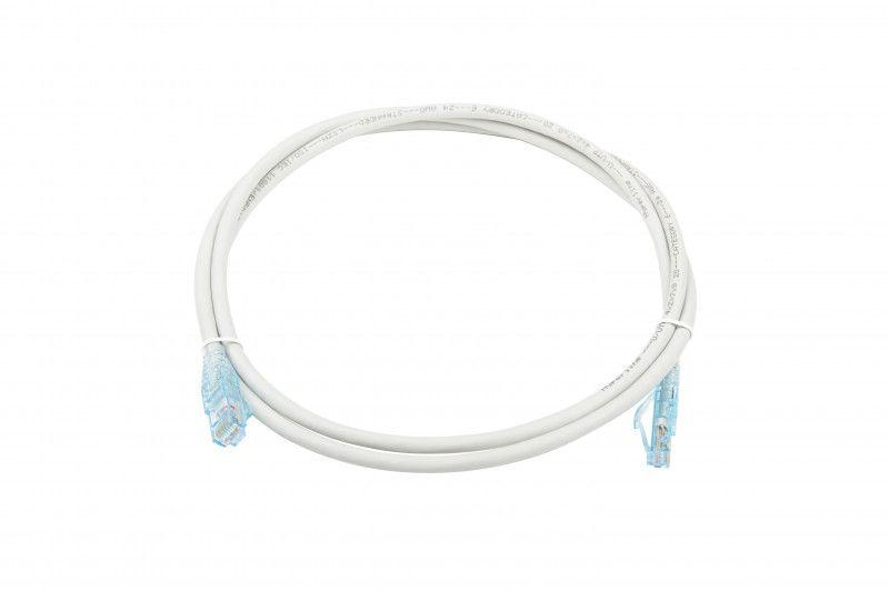 Патч-корд PC-LPM-UTP-RJ45-RJ45-C6-1.5M-LSZH-GY U/UTP кат.6 LSZH 1.5м сер. Hyperline 42237