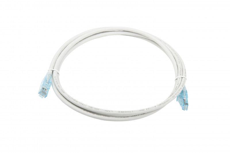 Патч-корд кат.6 U/UTP LSZH PC-LPM-UTP-RJ45-RJ45-C6-2M-LSZH-GY 2м сер. Hyperline 42265