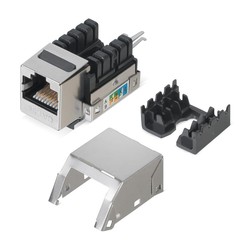 Вставка Keystone Jack RJ45 кат.5E экранир. WR-KJ-RJ45-C5E-SH-90 90град. заделка тип 110 WRline 50521