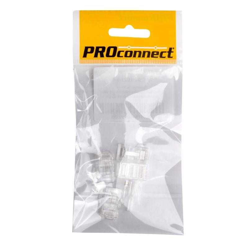 Джек штекер 8Р8С CAT 5е эконом (уп.5шт) PROCONNECT 05-1021-6-9