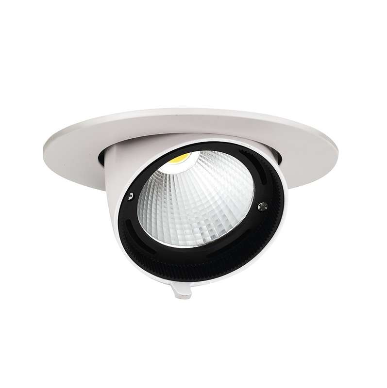 Светильник светодиодный PLED DL4 WH Downlight 30Вт 4000К IP40 24град. ДВО встраив. поворотн. Pro+ Ja