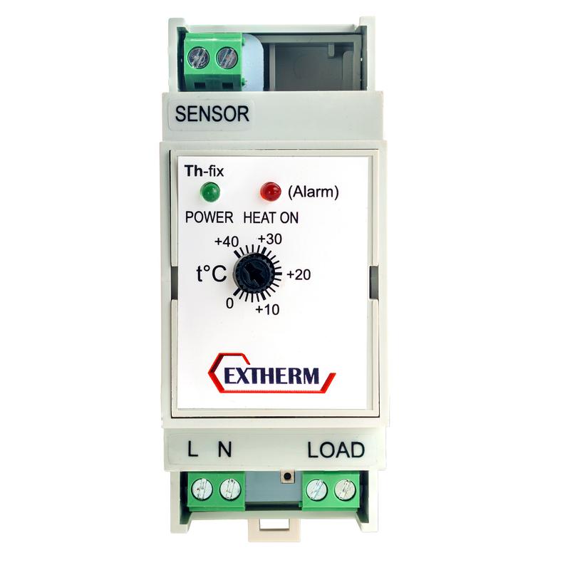 Термостат для управления системой электрообогрева на трубопроводах/резервуарах с фиксирован. гистере