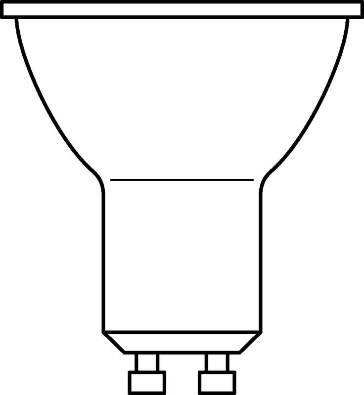 Лампа светодиодная LED Value LVPAR1675 10SW/865 10Вт GU10 230В 2х5 RU (уп.5шт) OSRAM 4058075585072