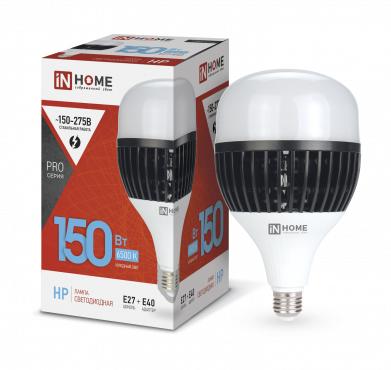 Лампа светодиодная LED-HP-PRO 150Вт грушевидная 6500К холод. бел. E27 14250лм 150-275В с адаптером E