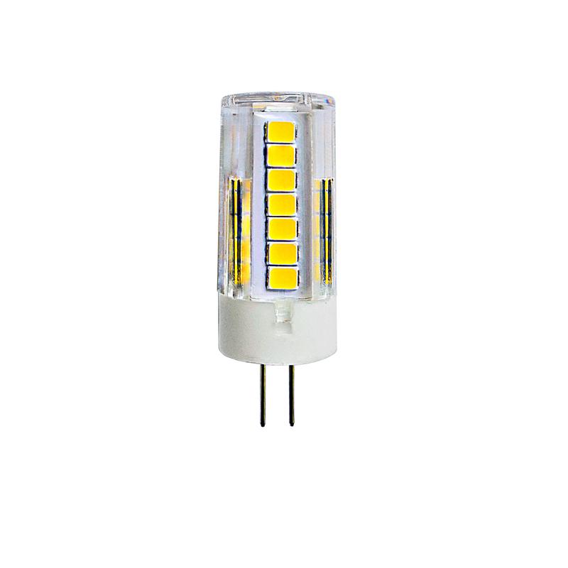 Лампа светодиодная LED-JC-220/5W/4000K/G4/CL GLZ09TR 5Вт прозрачная 4000К нейтр. бел. (упак. картон)