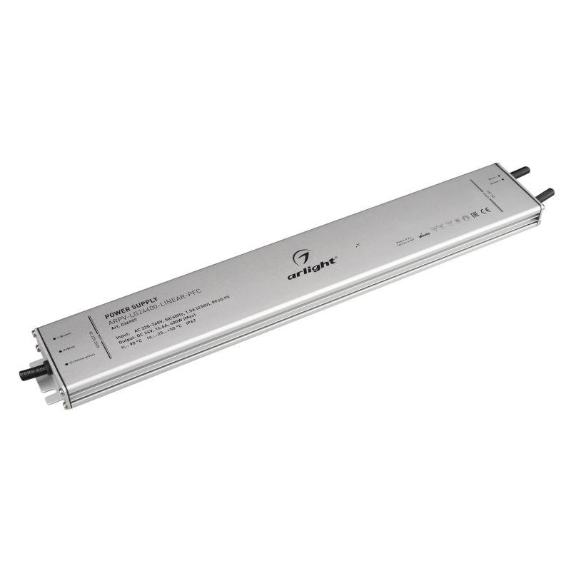 Блок питания ARPV-LG24400-LINEAR-PFC 24В 16.6А 400Вт IP67 металл Arlight 036957