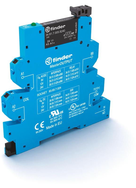 Модуль интерфейсный (сборка 34.81.7.024.9024 + 93.65.7.024) твердотельное реле MasterOUTPUT выход 6А