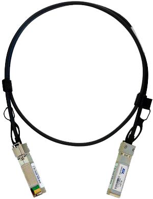 Адаптер соединительный SFP+to SFP+10Гбит/с ож SCC 30 AWG 1м GL-SFP-PLUS-010-BK GIGALINK GL-CC-SFP-01