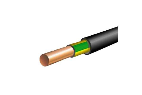 Кабель ВВГнг(А)-LS 1х2.5 ОК Ж/З 0.66кВ (бухта) (м) АЛЬФАКАБЕЛЬ 65942