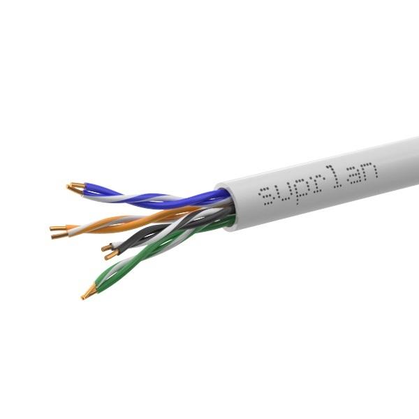 Кабель витая пара U/UTP кат.5E 4х2х24AWG solid Cu LSZH нг(А)-HF In. Premium 305м (м) SUPRLAN 01-0307