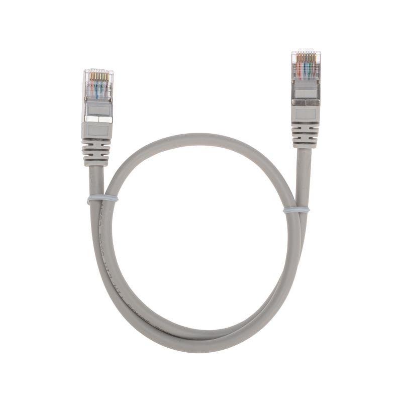 Патч-корд F/UTP CAT 5e RJ45-RJ45 26AWG LSZH сер. 0.5м Rexant 02-0110-05