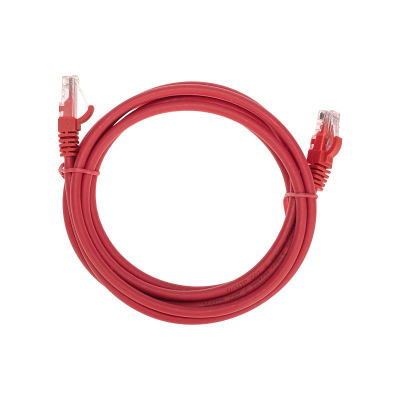 Патч-корд U/UTP CAT 6 RJ45-RJ45 26AWG LSZH красн. 2м Rexant 02-0293-2