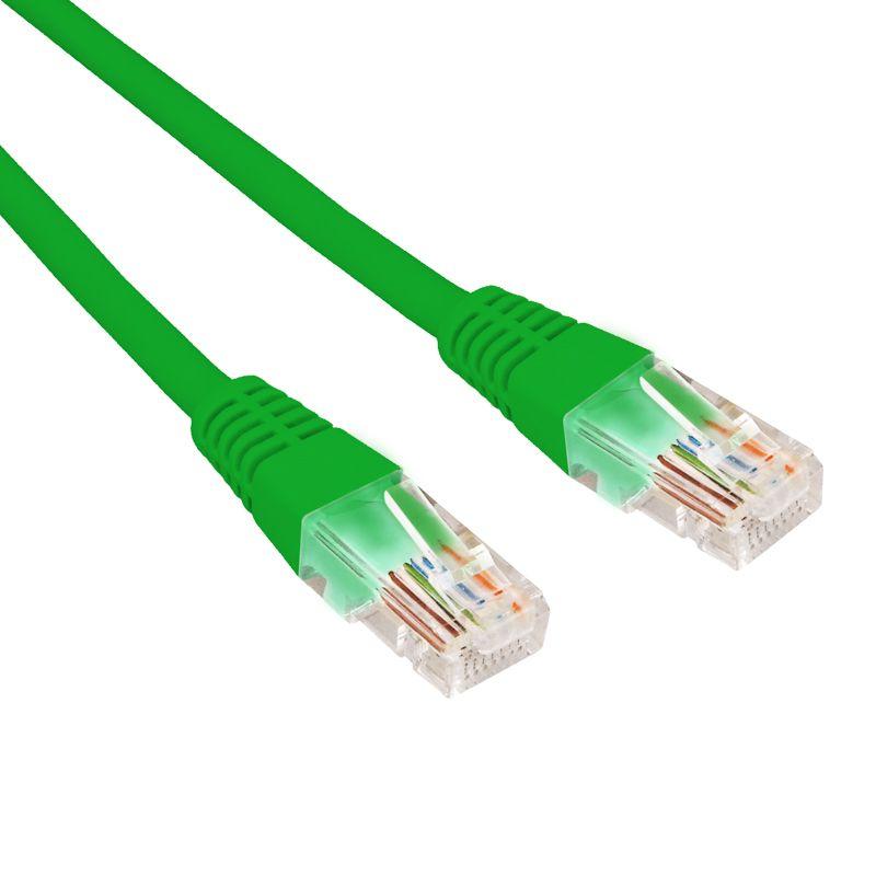 Патч-корд U/UTP CAT 6 RJ45-RJ45 26AWG LSZH зеленый 0.3м Rexant 02-0296-03