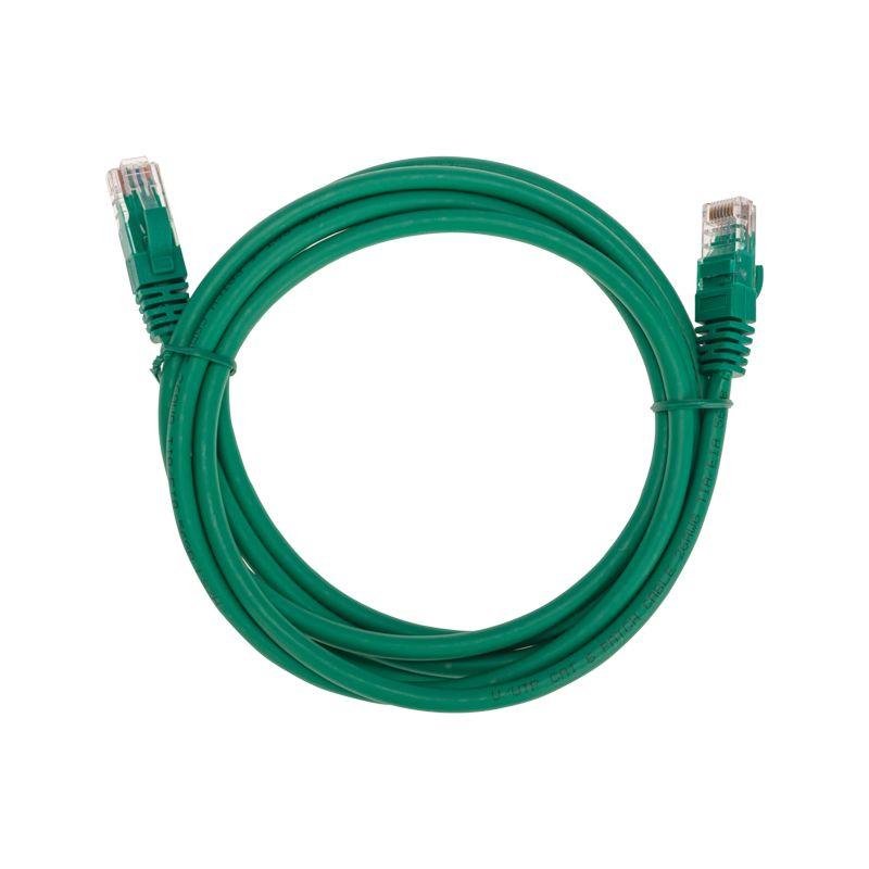 Патч-корд U/UTP CAT 6 RJ45-RJ45 26AWG LSZH зеленый 2м Rexant 02-0296-2