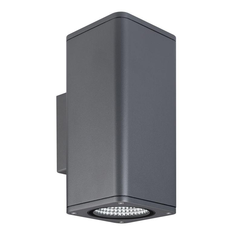 Светильник светодиодный LGD-EVO-WALL-TWIN-S100x100-2x12W Day4000 (GR 44 deg 230В) IP54 металл Arligh