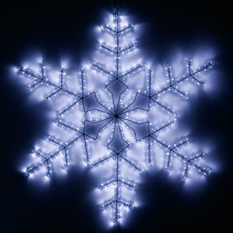 Фигура ARD-SNOWFLAKE-M3-920x920-432LED White (230В 27Вт) (IP65) Ardecoled 025306