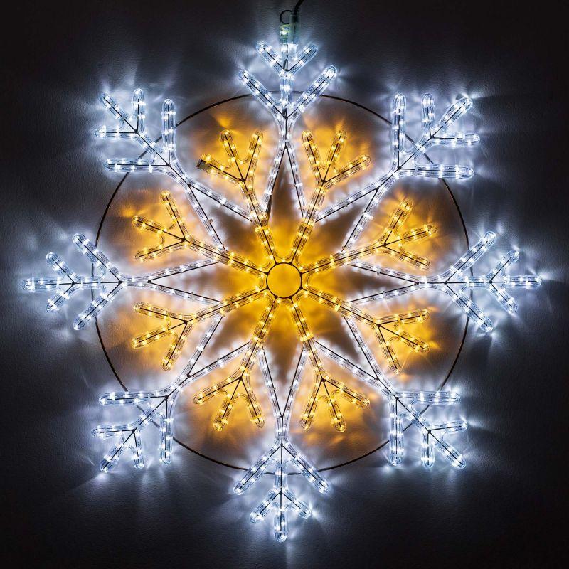 Фигура ARD-SNOWFLAKE-M12-900x900-576LED White/Warm (230В 36Вт) (IP65) Ardecoled 034262