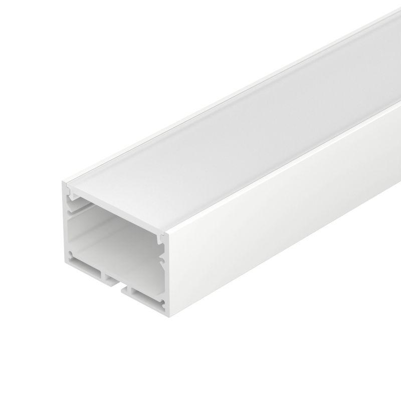 Профиль с экраном SL-LINE-4932-2500 WHITE+OPAL 2.5м алюминий Arlight 036304