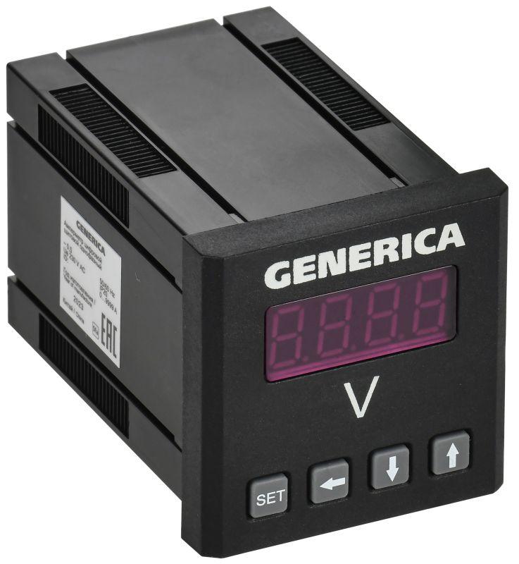 Вольтметр цифровой щитовой 1ф 48х48 LED GENERICA IDV31-5-1-0-LED-G