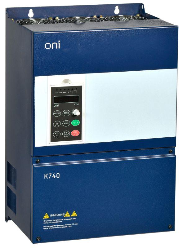 Преобразователь частоты K740 380В 3Ф 18.5-22кВт 37-45А энкодер Profibus ONI K740-33-18G22PMZ