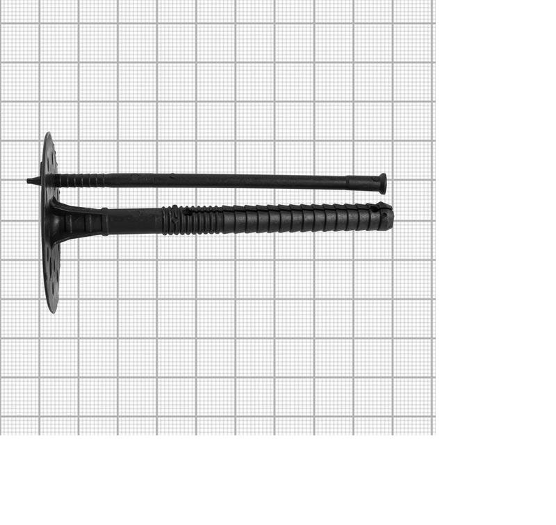 Дюбель для теплоизоляции с пласт. гвоздем 10х140 EcoPlast 154326
