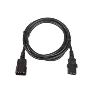 Кабель питания разъем C14 IEC 60320/разъем C13 IEC 60320 3х0.75кв.мм 250В 6А 1.8м черн. TLK TLK-PCM0