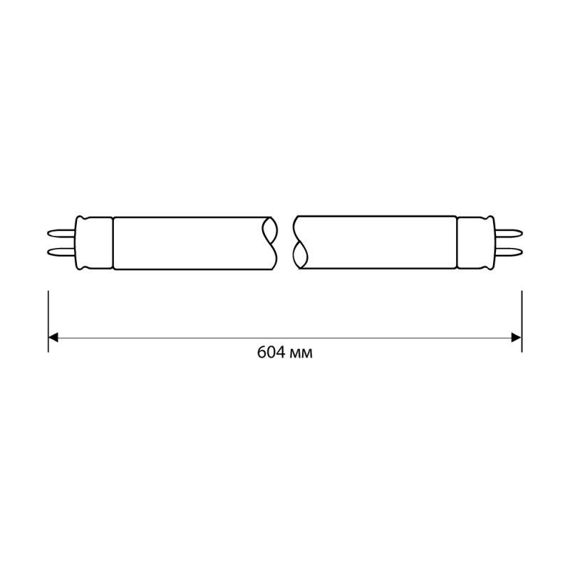 Лампа люминесцентная FT8-18W/54 18Вт T8 6500К G13 Camelion 3005