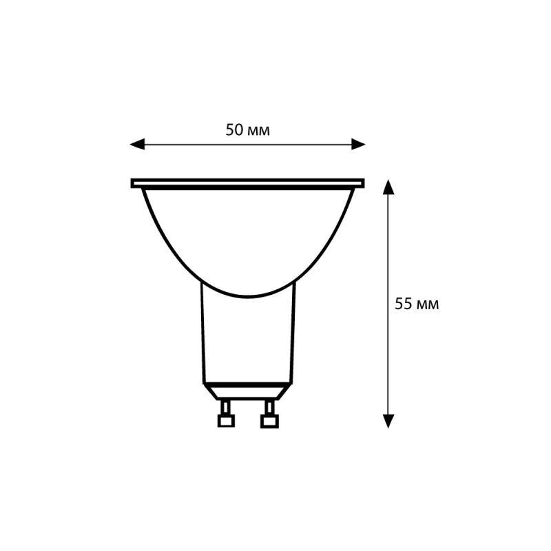 Лампа светодиодная LED10-GU10/845/GU10 10Вт 220В Camelion 13683