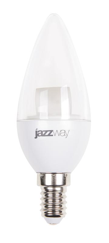 Лампа светодиодная PLED-SP 7Вт C37 свеча 4000К нейтр. бел. E14 540лм 230В clear CL JazzWay 2853127