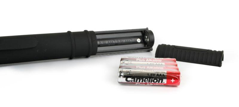 Фонарь-ручка LED51521 COB LED + 1Вт LED 3хR03 магнит клипса пластик. черн. (блист.) Camelion 13361