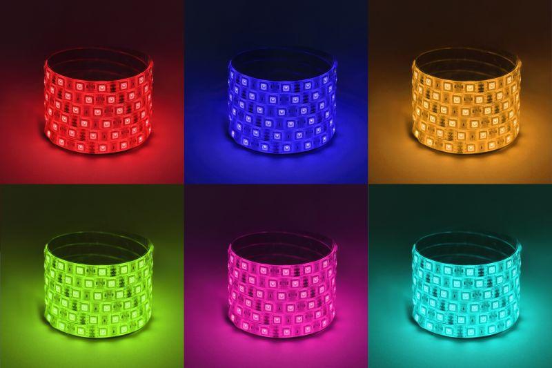 Лента светодиодная 641774 LS5050-60LED-IP65-RGB-eco-5m (50) разноцвет. 14.4Вт/м (уп.5м) Эра Б0002347