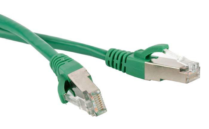 Патч-корд PC-LPM-STP-RJ45-RJ45-C5e-1.5M-LSZH-GN FTP экран. кат 5e 1.5м зел. Hyperline 230092