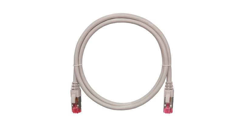 Патч-корд S/FTP 4 пары кат.6a (класс Ea) 500МГц 2хRJ45/8P8C BC (чистая медь) 26AWG (7х0.165мм) LSZH 