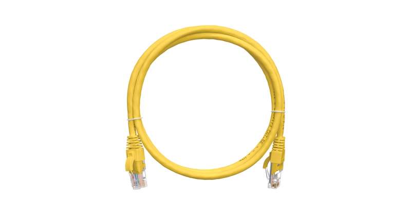 Патч-корд кат.5E (класс D) U/UTP 4 пары 24 AWG (7х0.205мм) 100МГц 2хRJ45 (8P8C) BC чистая медь LSZH 