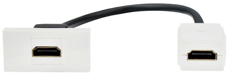 Розетка 1мод. HDMI M/M РКМ-10-00-П бел. PRIMER IEK PR-KK40D-RH-0-1-K01