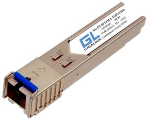 Модуль SFP WDM 100/155Мбит/с одно волокно SM SC Tx:1310/Rx:1550нм 14дБ до 20км GIGALINK GL-OT-SF14SC