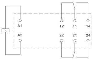 Реле одиночное REL-MR- 24DC/21-21 Phoenix Contact 2961192