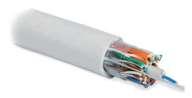 Кабель витая пара U/UTP кат.5 25 пар (4 пары 24 AWGх6 +1 пара 24 AWG) 1 пара в LSZH ОЖ solid LSZH нг