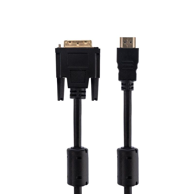 Шнур HDMI-DVI-D gold 7м с фильтрами Rexant 17-6307