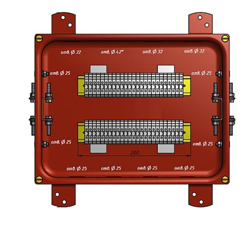 Коробка КС-30 УХЛ1.5 IP65 метал. заглушки ГОФРОМАТИК/ЗЭТАРУС zeta30355