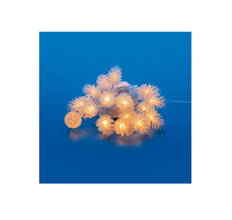 Гирлянда LED "Шишки" ULD-S0500-050/DTA WARM WHITE IP20 PINE CONES 5м 50 диодов тепл. бел. свет прово