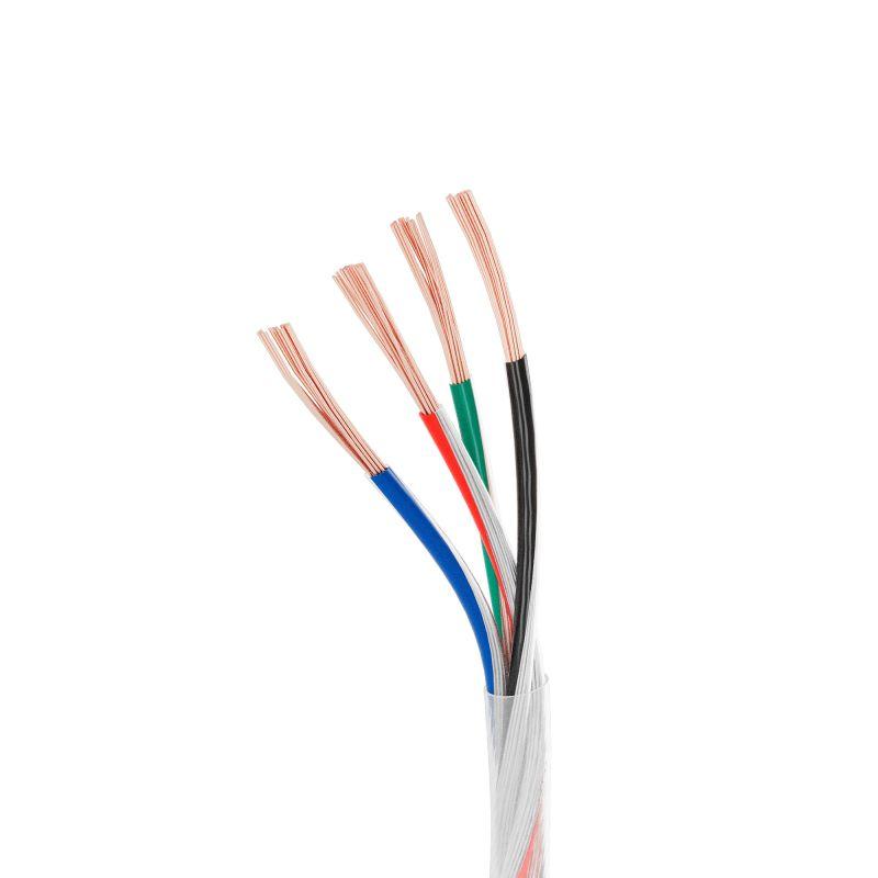 Провод питания ARL-20AWG-CLEAR-4Wire-CU-Double (4х0.75мм) (уп.50м) Arlight 040594