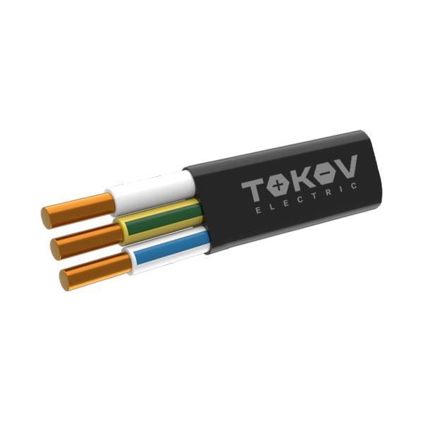 Кабель TOKOV ELECTRIC ВВГ-Пнг(А)-LS 3х2.5 ОК (N PE) 0.66кВ (м) ТХМ00407692