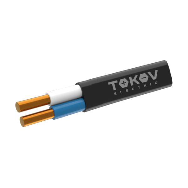 Кабель TOKOV ELECTRIC ВВГ-Пнг(А)-LS 2х1.5 ОК (N) 0.66кВ (уп.100м) ТХМ00407682