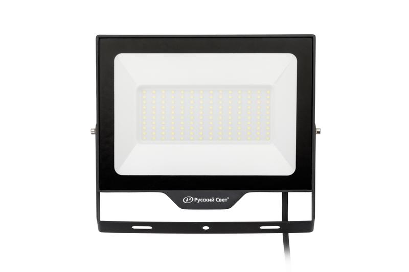 Прожектор светодиодный СДО FL 10 C 100W VW 865 BK CL LED 277х220х30мм 100Вт 6500К IP65 черн. Русский