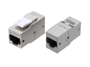 Адаптер проходной (coupler) Keystone Jack RJ45 (8P8C) кат.6 4 пары экранир. CA2-KJ-C6-SH-BK черн. Hy